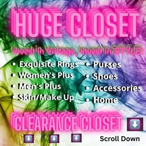 Hello & Welcome 🙏🏻 TIP: Use the FILTER BUTTON to SORT & SEARCH HUGE Closet